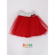 Tüllös szoknya piros