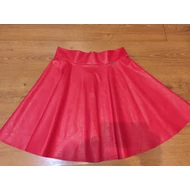 Piros bőr szoknya (TARA COLLECTION)