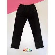 Bolyhos pamut nadrág (fekete)