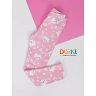 Legging rózsaszín cica tappancsos