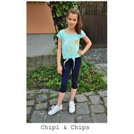 Chipi&Chips neccbetétes cicanadrág (sötétkék)