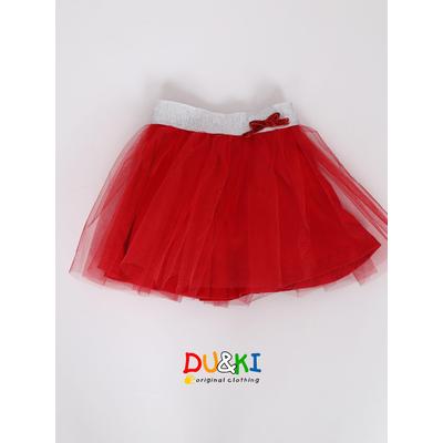Tüllös szoknya piros