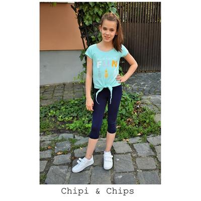 Chipi&Chips neccbetétes cicanadrág (sötétkék)